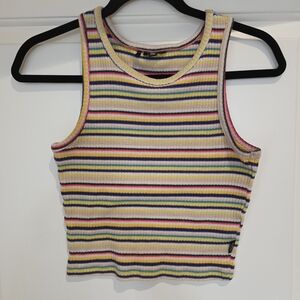 Buffalo David Bitton Colorful Striped Tank Top